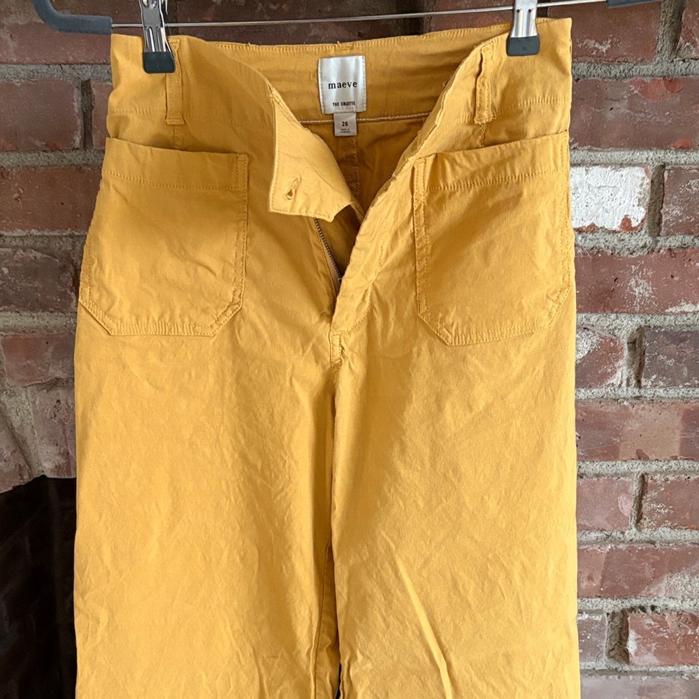 Maeve The Colette Floral Embroidered Pants